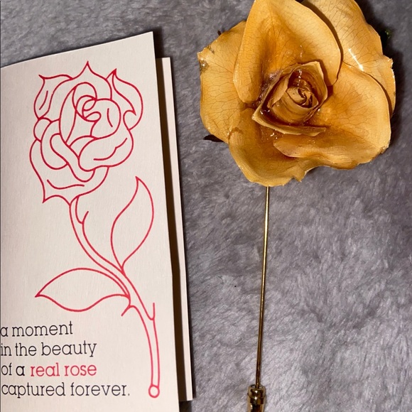 Vintage 1930’s era Flower earring and stick pin - Picture 5 of 8